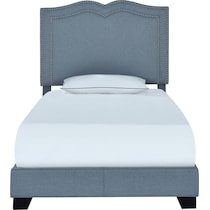 kimbra blue twin bed   
