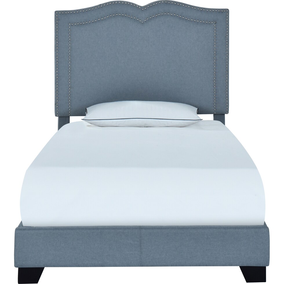 kimbra blue twin bed   