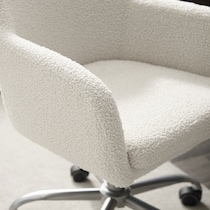 kimika white office chair   