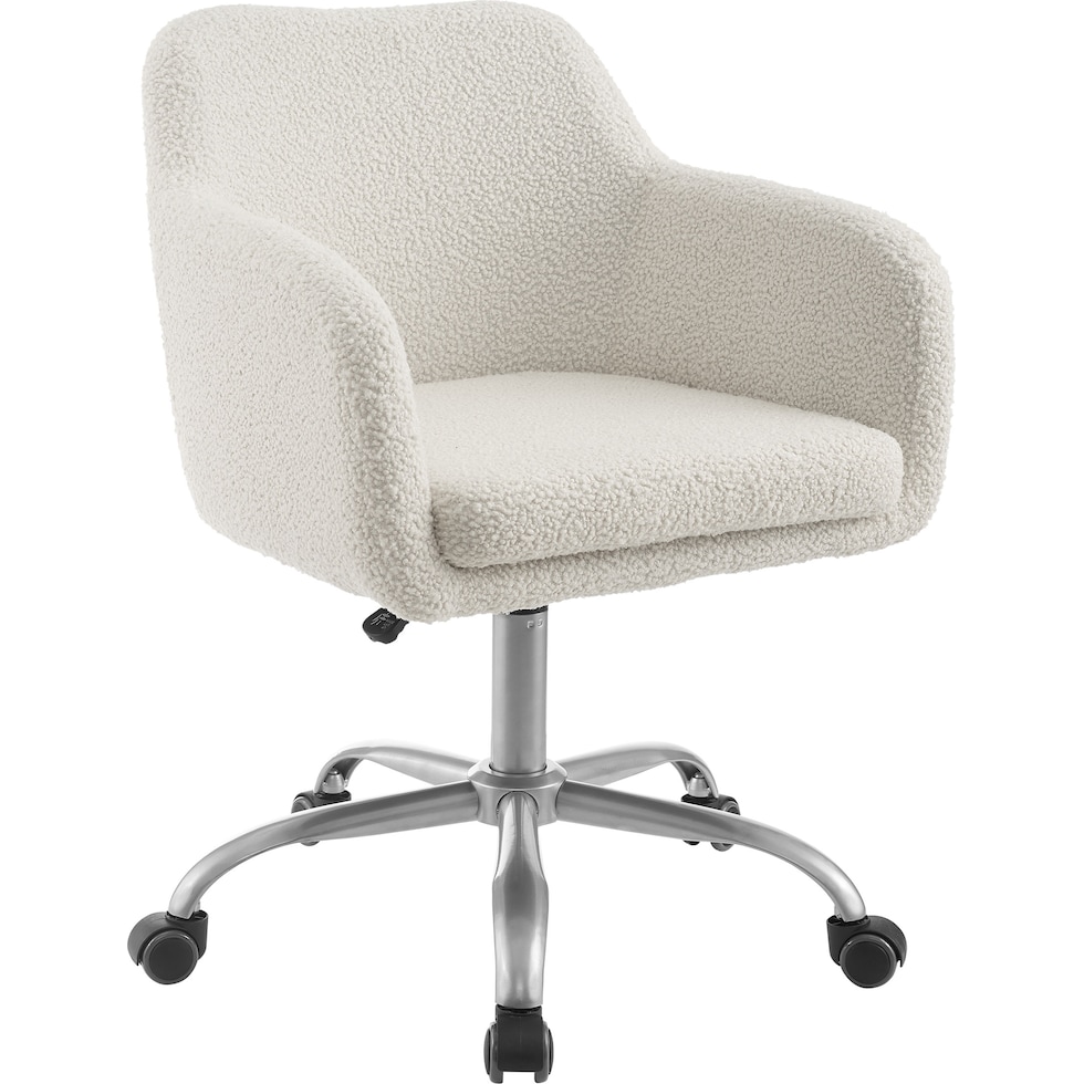 kimika white office chair   