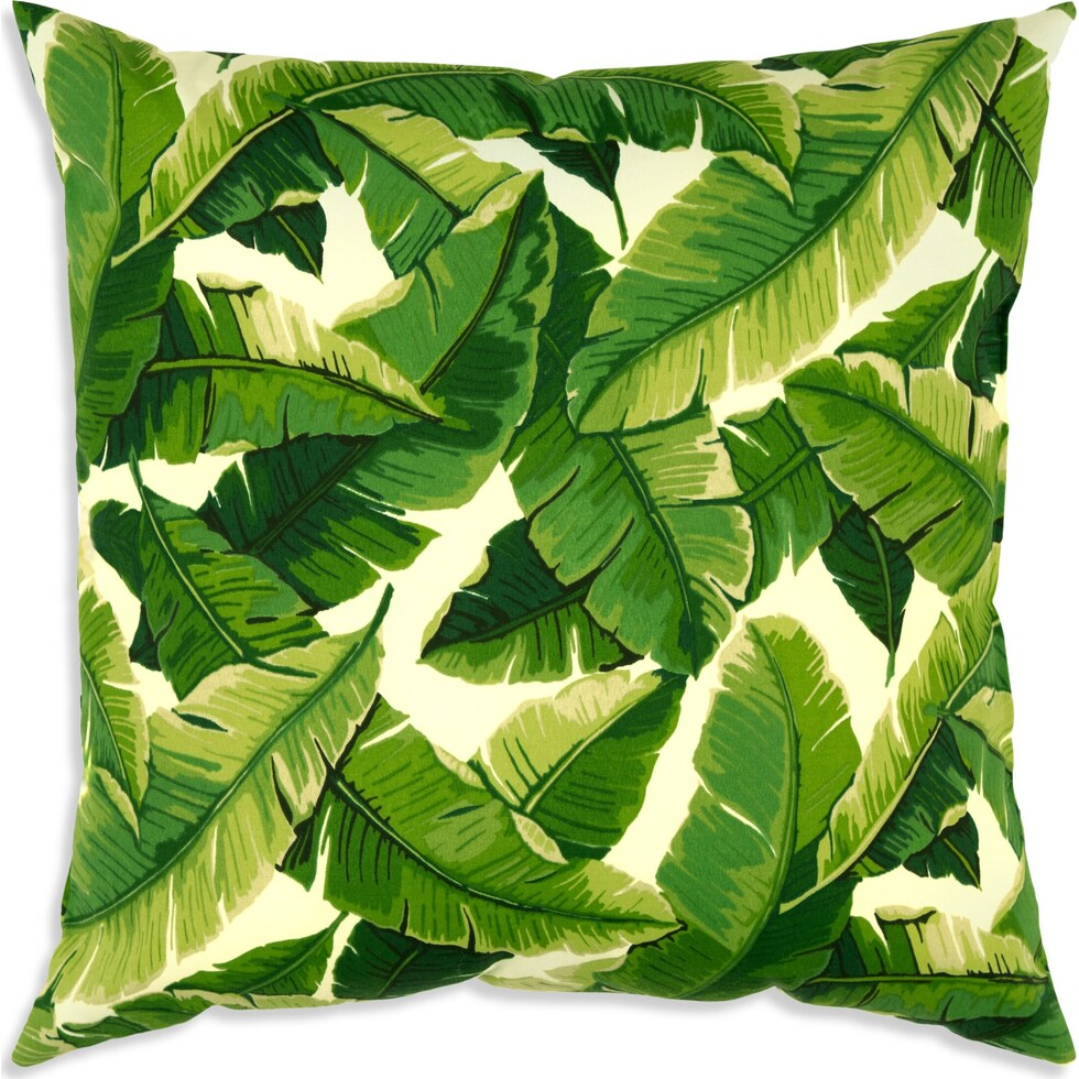 king green outdoor pillow   