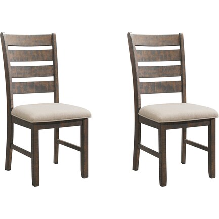 Kingsbury Set of 2 Dining Chairs - Cream