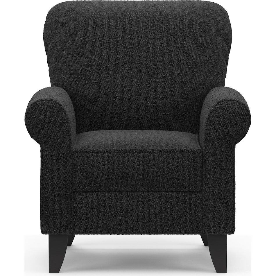 Kingston Accent Chair - Bloke Obsidian 