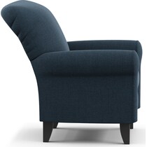 kingston blue accent chair   