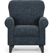 kingston blue accent chair   