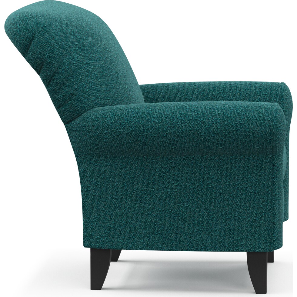 kingston blue accent chair   