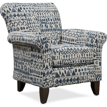 Kingston Accent Chair - Habbot Cobolt
