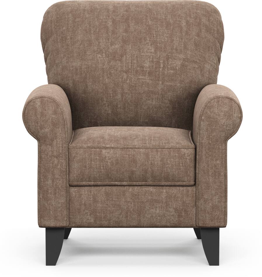 Kingston Accent Chair Argo Java Value City Furniture