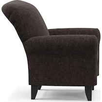 kingston dark brown accent chair   