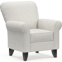 kingston gray accent chair   