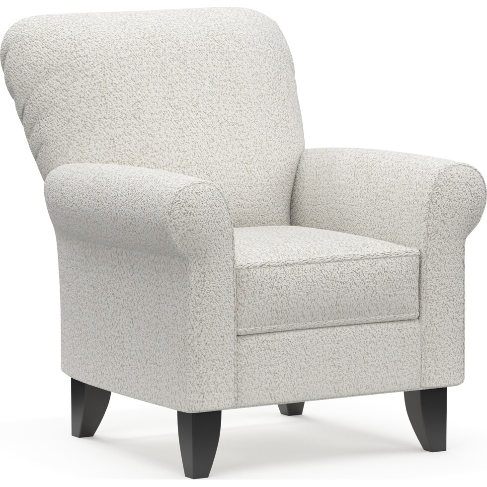 kingston gray accent chair   