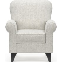kingston gray accent chair   