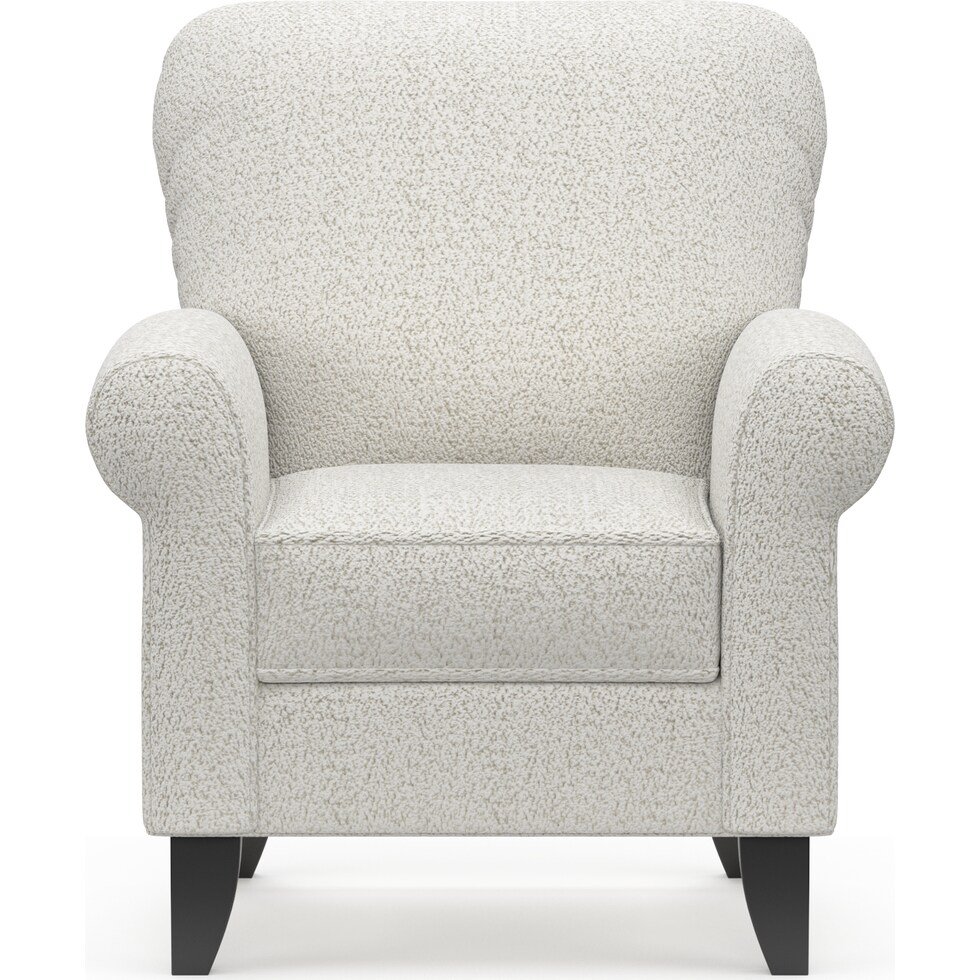 kingston gray accent chair   