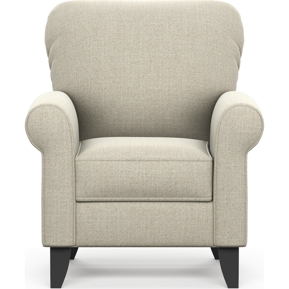 kingston gray accent chair   