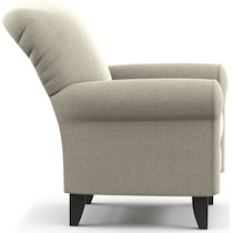 kingston gray accent chair   