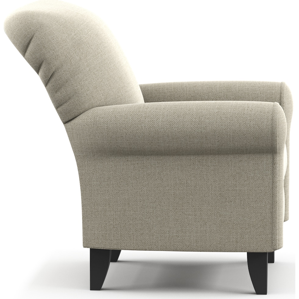 kingston gray accent chair   