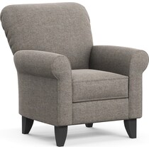kingston gray accent chair   