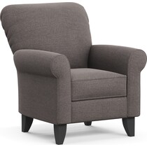 kingston gray accent chair   