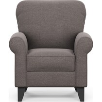 kingston gray accent chair   