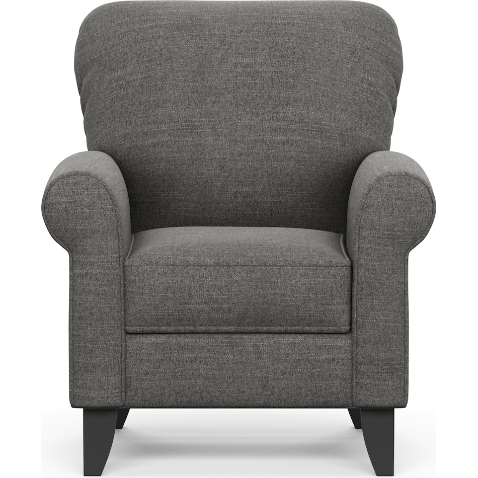 Kingston Accent Chair - Curious Charcoal | Value City Furniture