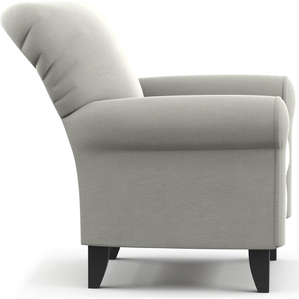 kingston gray accent chair   