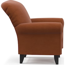 kingston orange accent chair   