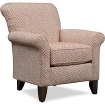 kingston red accent chair   