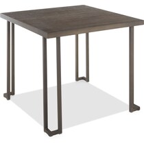 kinsey dark brown dining table   