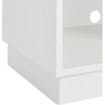 kinsler white side table   