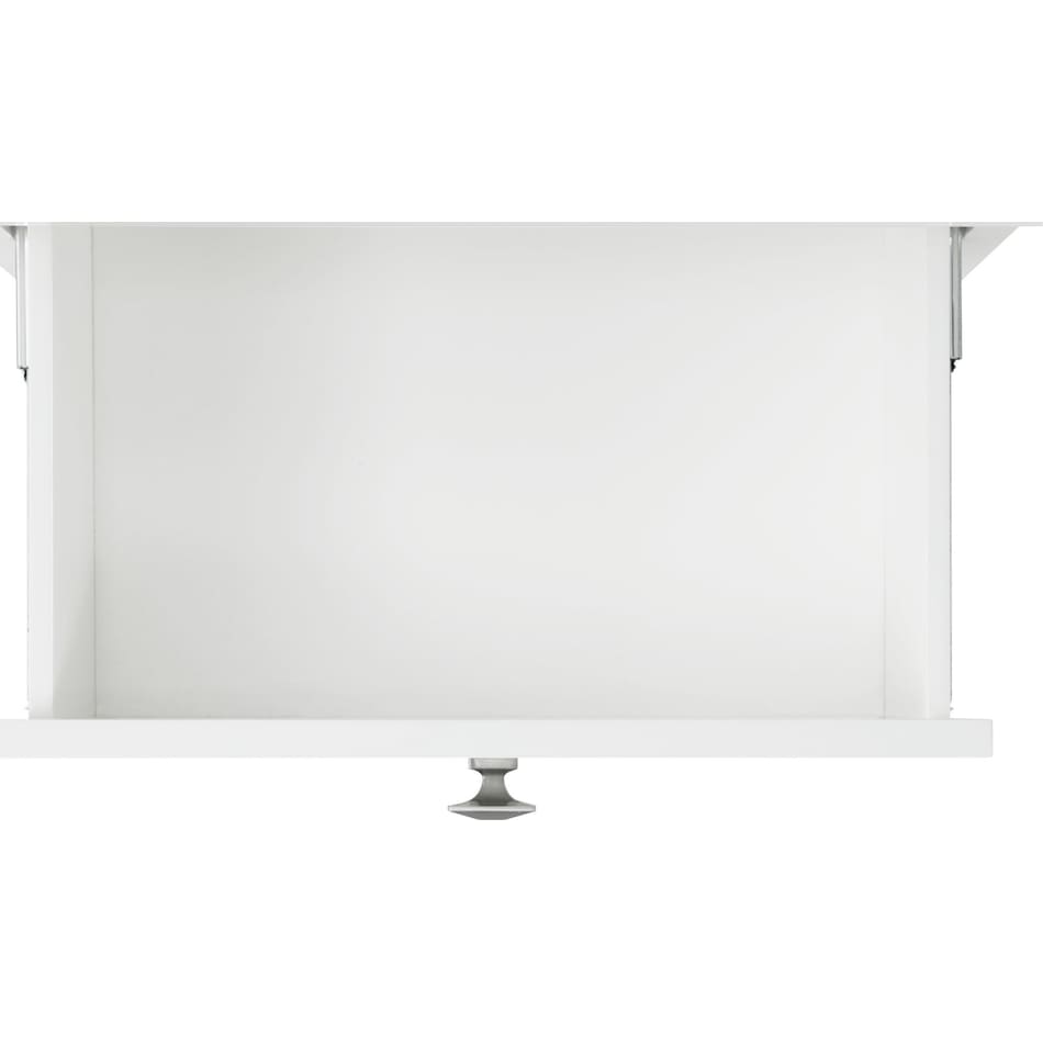 kinsler white side table   