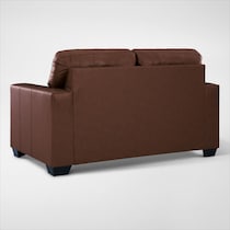 kintaro dark brown loveseat   