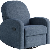 kipton blue recliner   