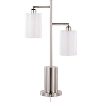 kirby silver table lamp   