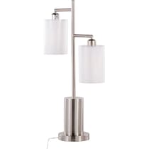 kirby silver table lamp   