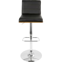 kirland black bar stool   