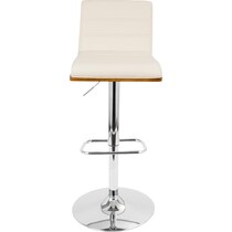 kirland white bar stool   