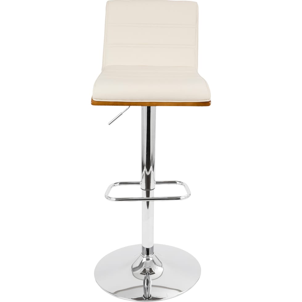 kirland white bar stool   