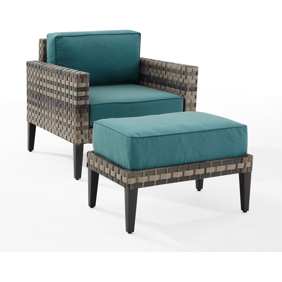 kitty hawk blue outdoor chair set   