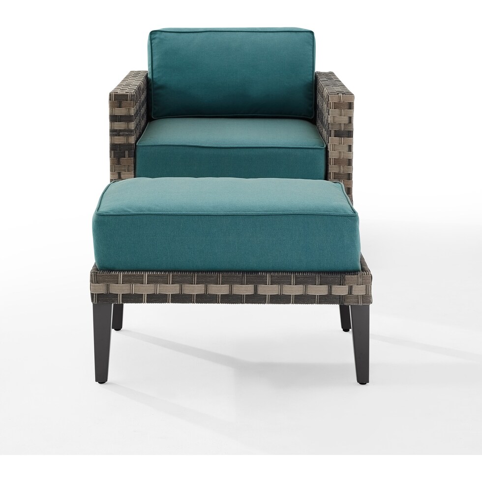 kitty hawk blue outdoor chair set   