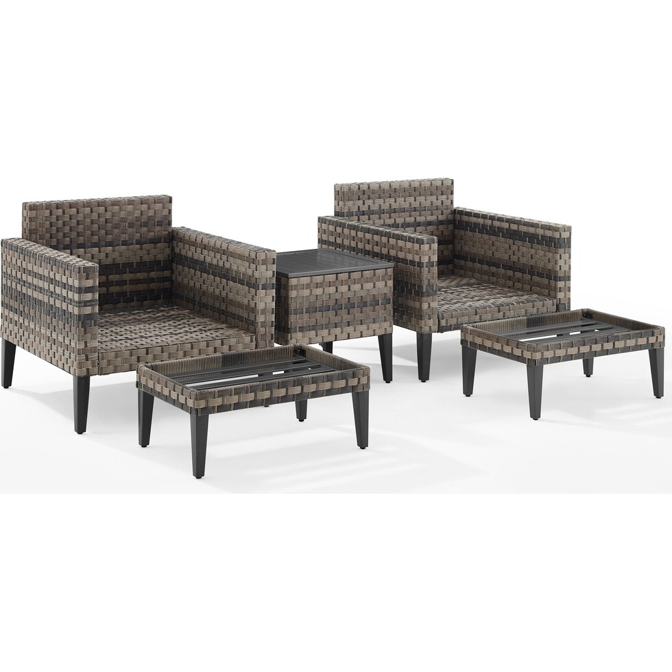 kitty hawk blue outdoor chair set   