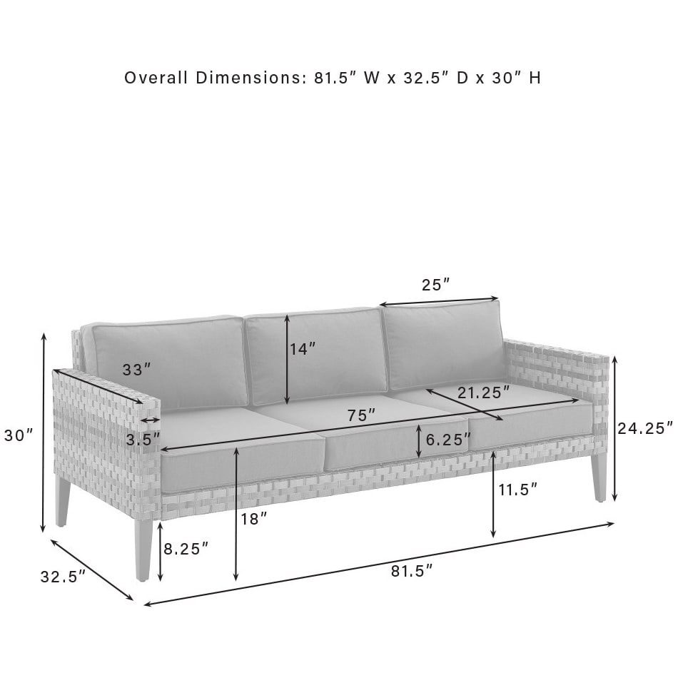 kitty hawk blue outdoor sofa set   