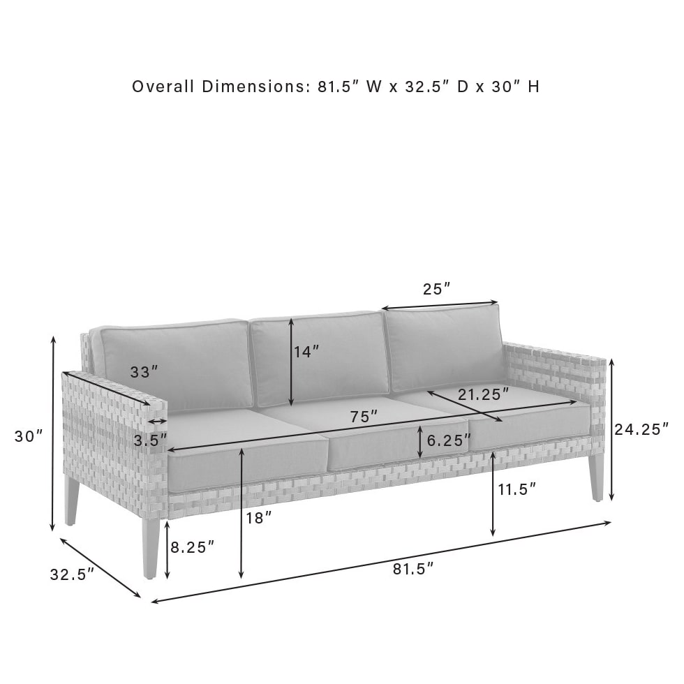 kitty hawk blue outdoor sofa set   