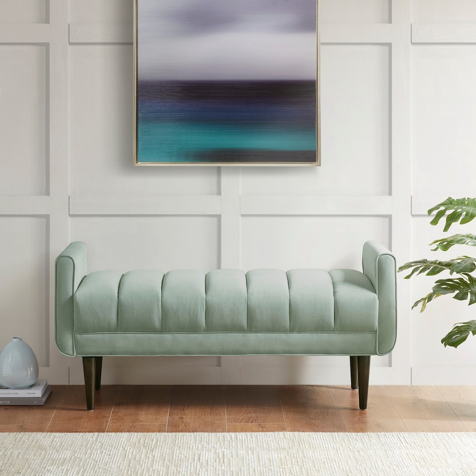 kitura seafoam bench   