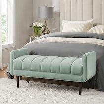 kitura seafoam bench   