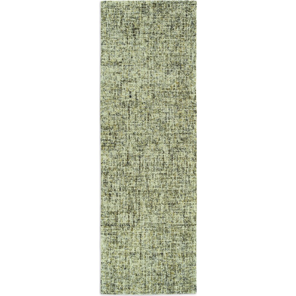 kivette green rug   