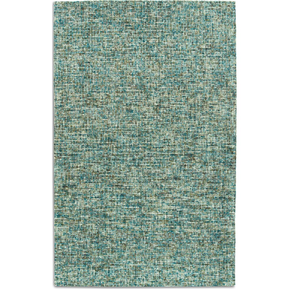 kivette teal area rug  x    