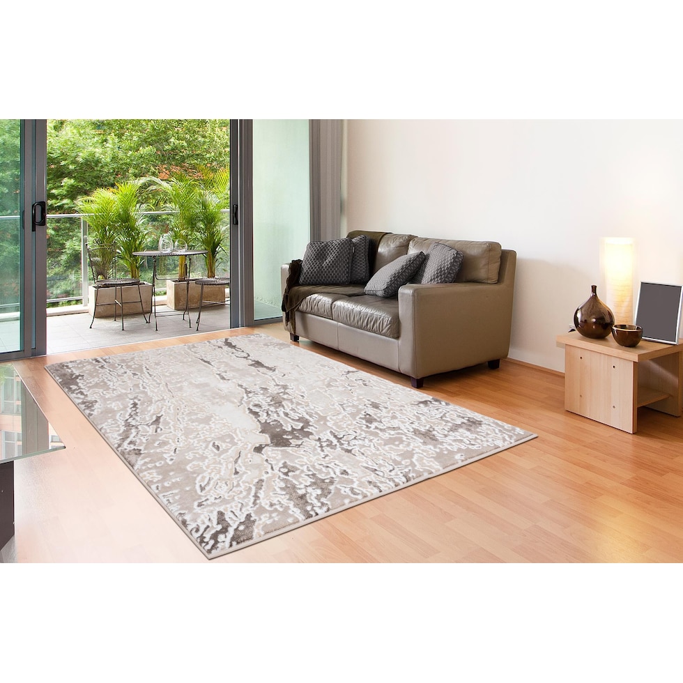 kivi brown beige area rug  x    