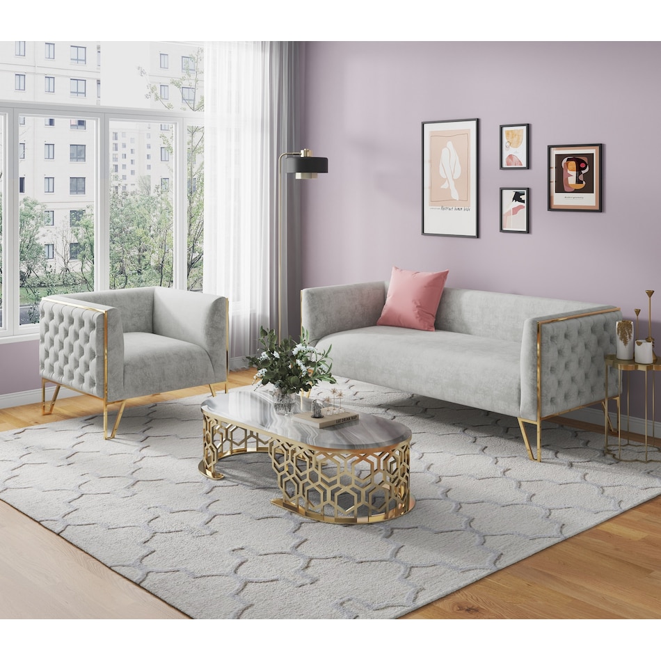 knightley gray gold  pc living room   