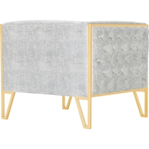 knightley gray gold chair   