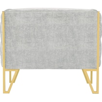 knightley gray gold chair   